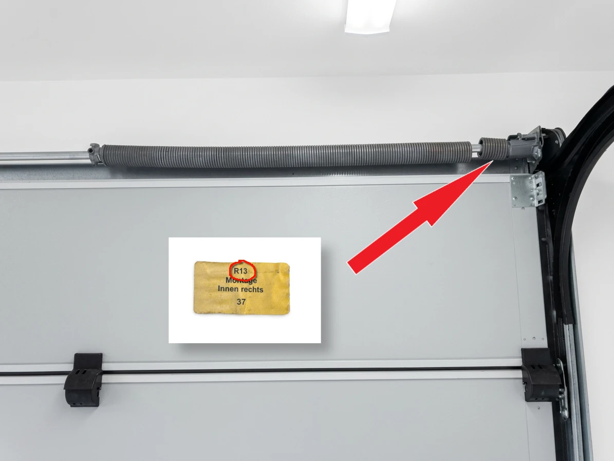Normstahl torsion spring label