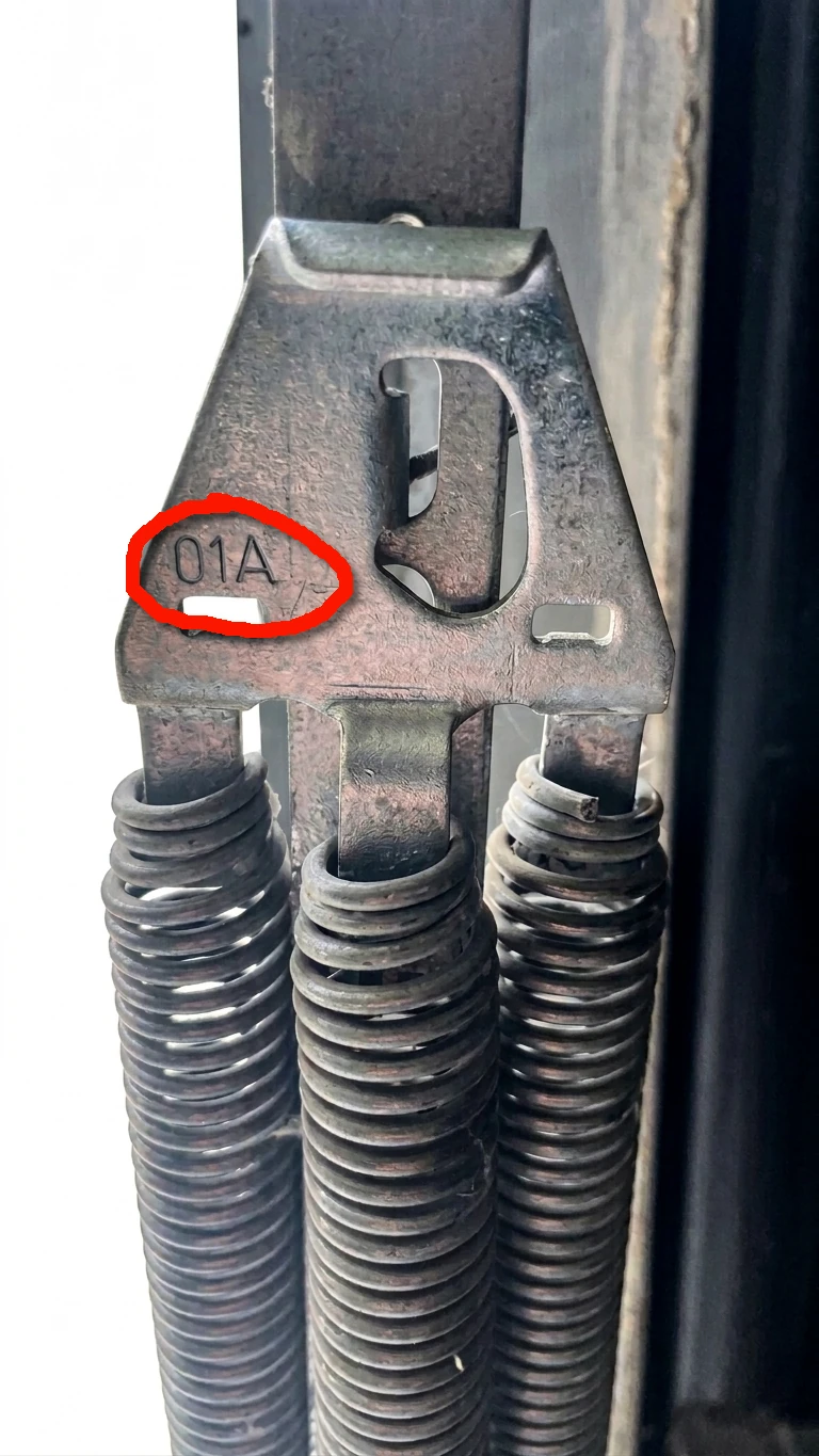 Novoferm external tension spring