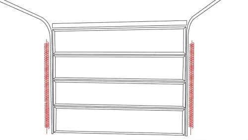 Normstahl external vertical tension spring